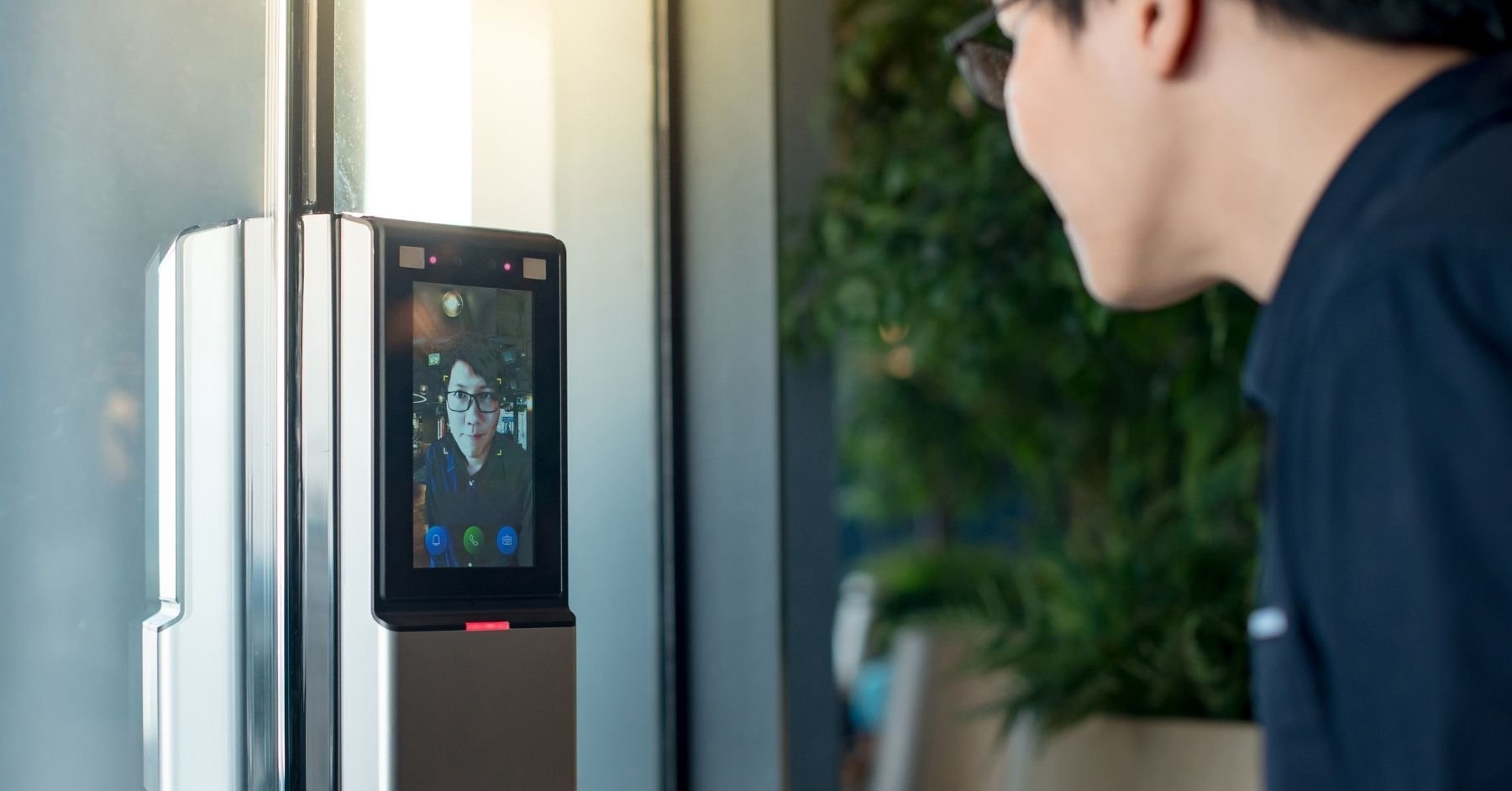 Authentication by Facial Recognition. Biometric Security System