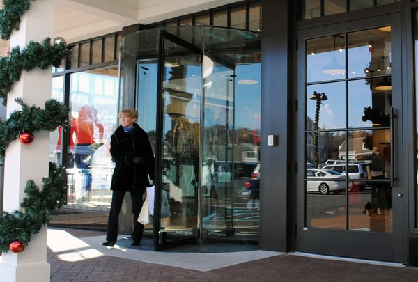 Boon Edam Revolving Doors Have Power Assist for Ease of Use