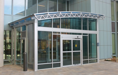 Entrance vestibules help energy conservation